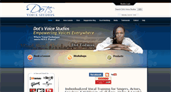 Desktop Screenshot of dotsvoicestudios.com